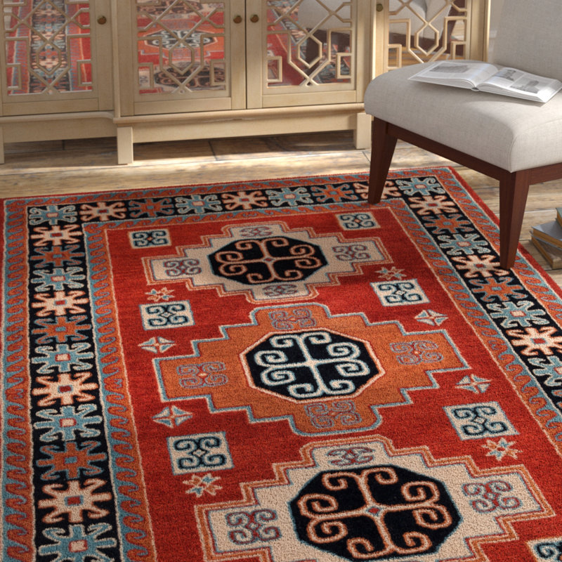 Tapis en laine touffeté à la main Wahcheechee, Rectangle 8 pi x 10 pi