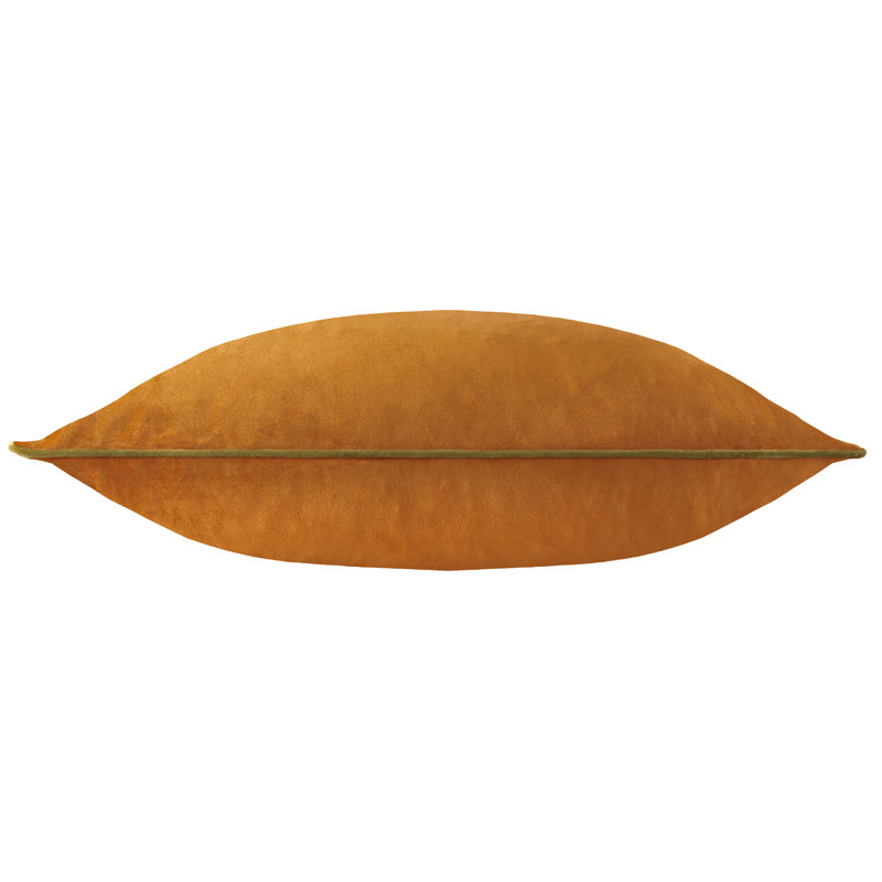Meridian Square Cushion, Orange, Feather, Square 45cm