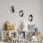 Decorative Metal Wall Accessory Set (3 Pieces), Black, Sizes: 7.9 x 11.4 inches, 7.9 x 12.2 inches, 7.5 x 12.6 inches | 100% Metal, Thickness: 0.04 inches | Perfect for Home Decor, Elegant and Stylish Design