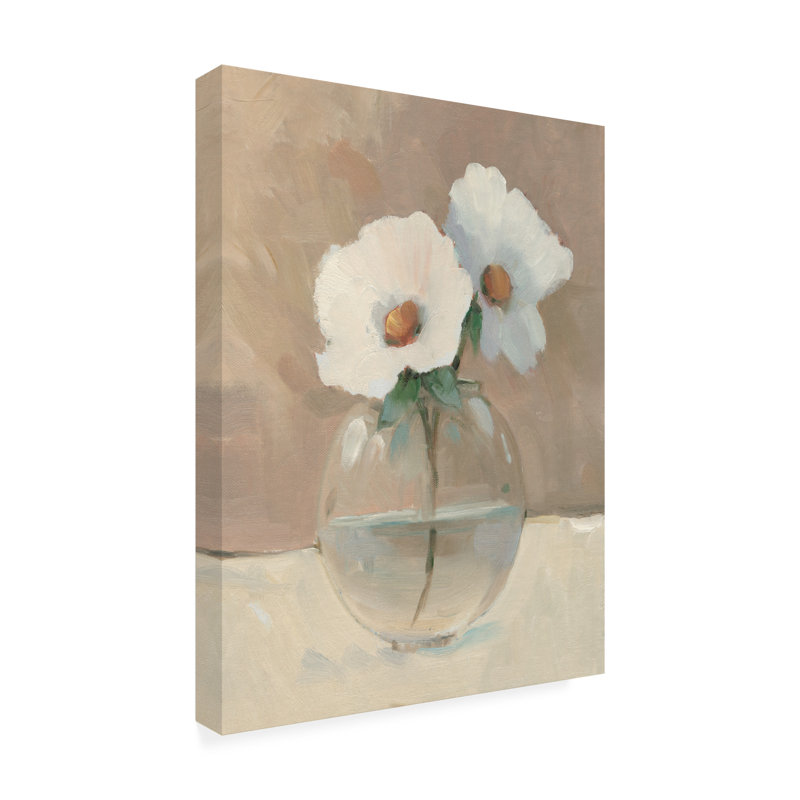 «Glass Globe Still Life II» par Timothy O 'Toole - peinture sur toile tendue, H 19 po x l 14 po x P 2 po
