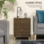 Presque 45cm W Manufactured Wood Bedside Table