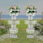 Support pour fleurs 2 pièces, support pour fleurs en cristal, support pour fleurs en cristal à 5 niveaux