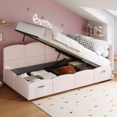 Upholstered Ottoman Storage Bed