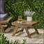 Table d'appoint d'extérieur en bois d'acacia Sedona