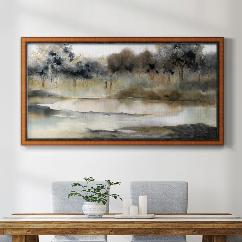 Serene River - reproduction de photo sur toile, H 21 po x l 37 po x P 1 po