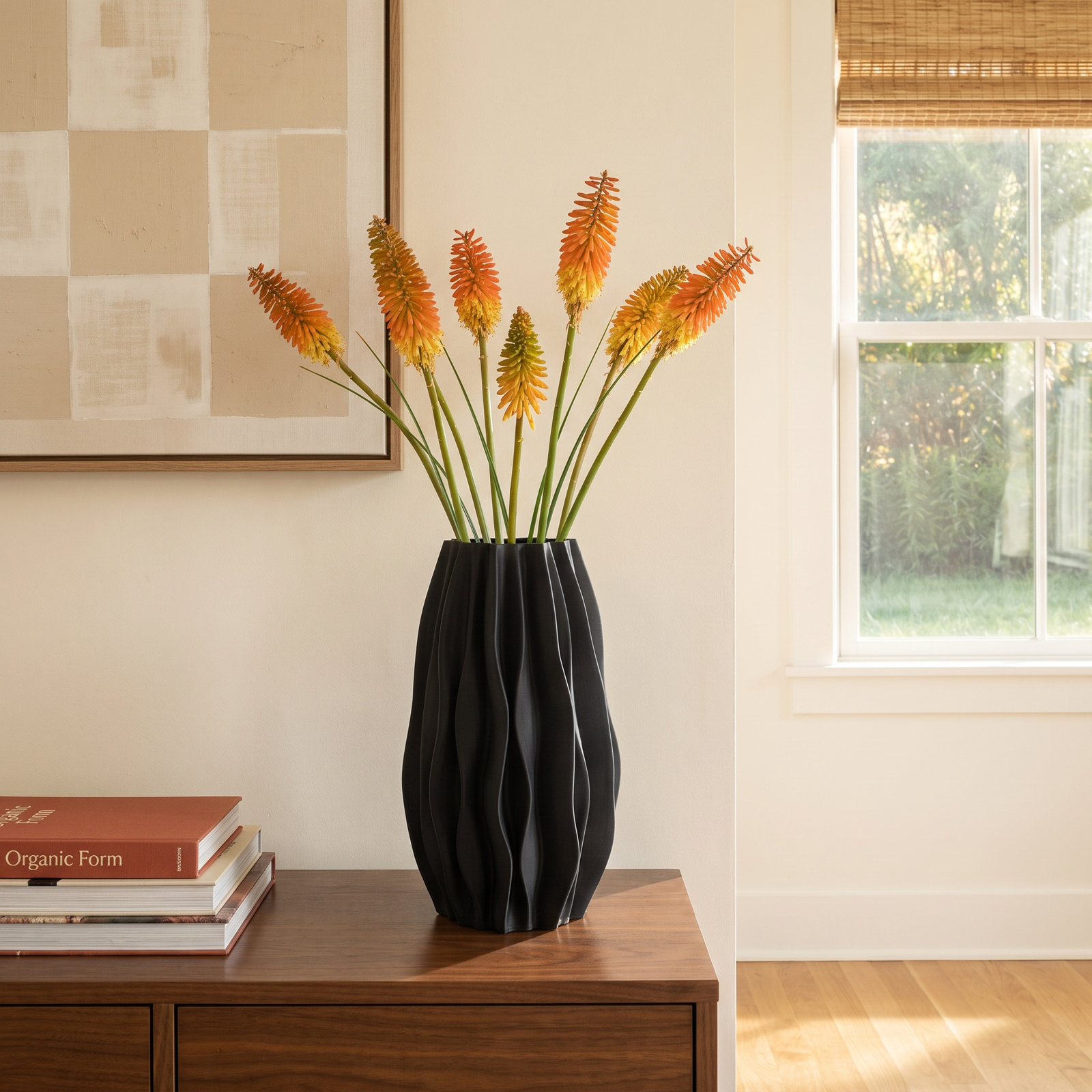 Bella Table Vase, 14" H x 7.8" W x 7.8" D
