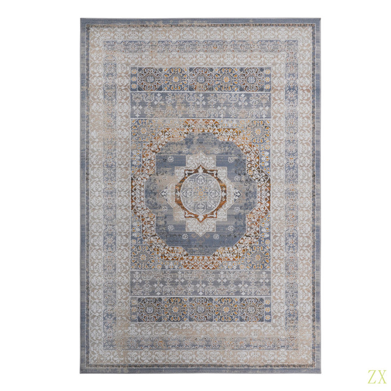 Collection 8X10 Medallion Non-Shedding Living Room Bedroom Dining Home Office Stylish And Stain Resistant Area Rug