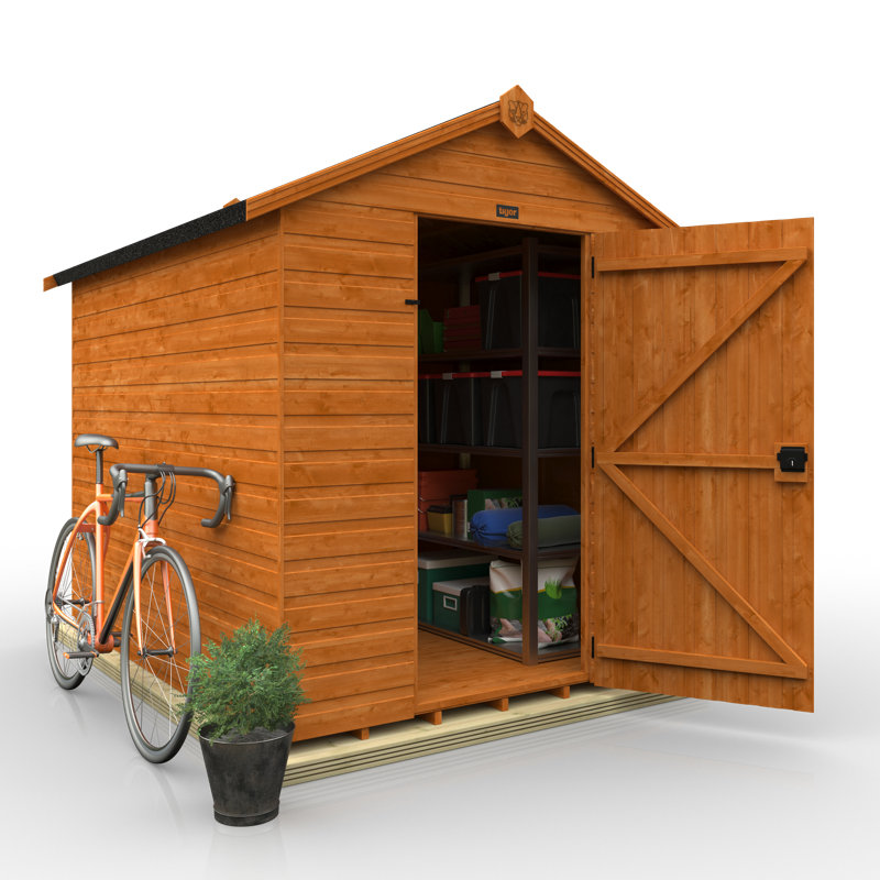 8x6w Tiger Shiplap Windowless Apex