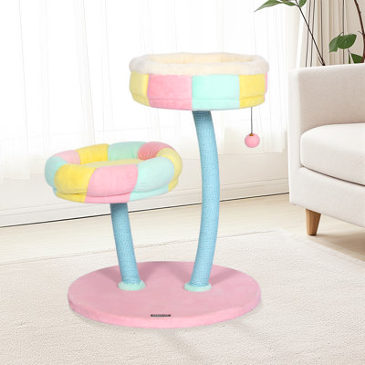 28.74'' H Elisama Colorful Cat Tree