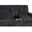 Ensemble de canapé inclinable électrique chenille 3 pièces Kennett - gris foncé-122875237