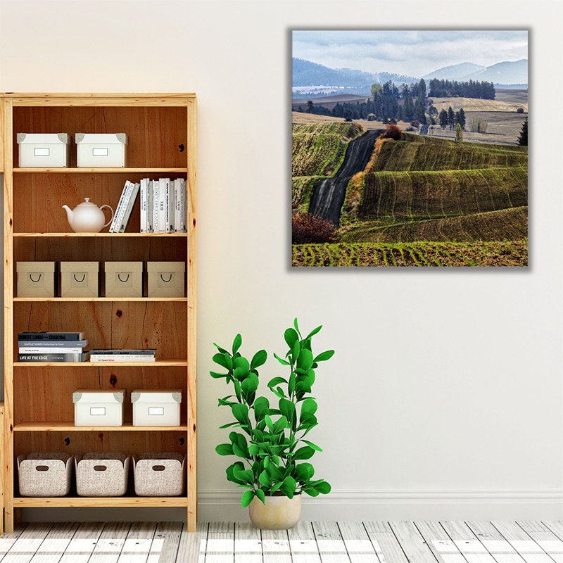 Palouse Hills - reproduction d'art sur toile, H 24 po x l 24 po