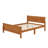 Wood Platform Bed With Headboard-1125127867-1125127868
