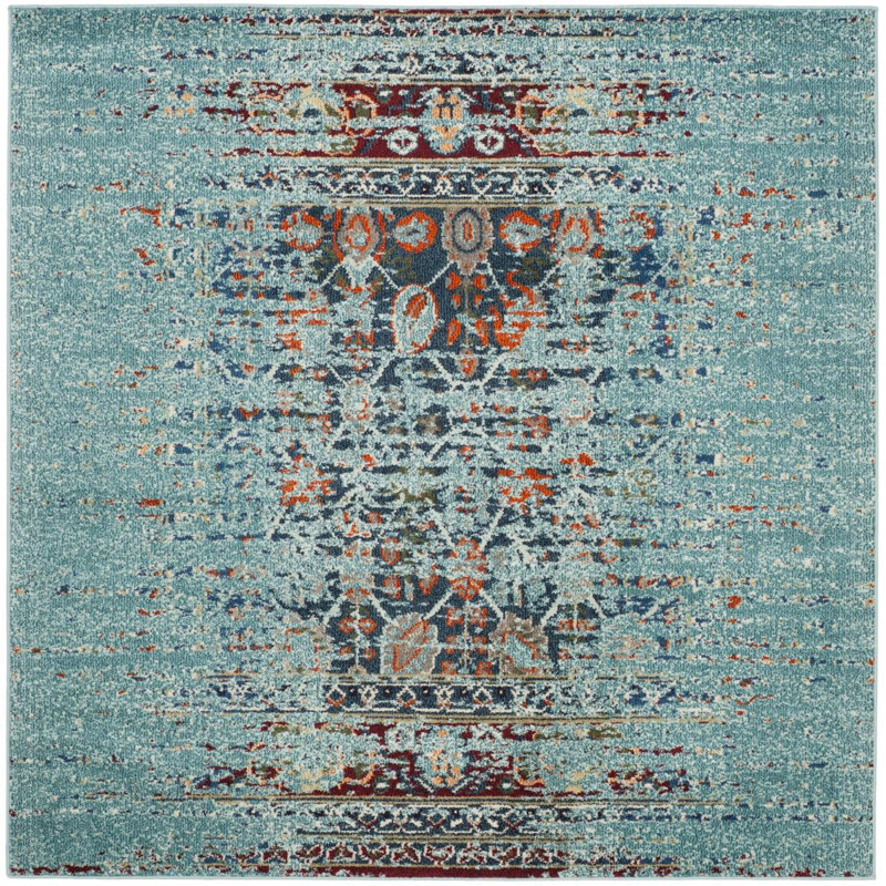 Analia Paisley Area Rug, Square 201 cm