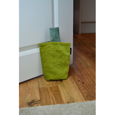 Alston Chenille Fabric Wedge Floor Stop