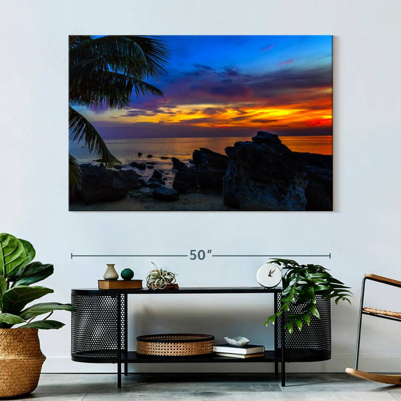 Gillard Caraïbes Gillard Sunset, H 34 po x l 51 po