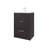 Sinclair Freestanding Bathroom Vanity With Sink, Two Doors And Bottom Drawer, Wengue-1664104534