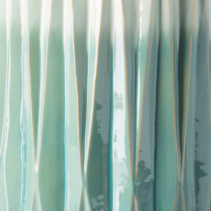 Annekee Ceramic Accent Stool, Mint