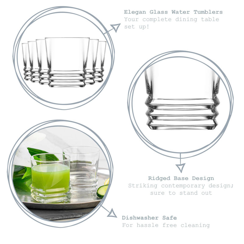 190ml Drinking Glass, 6