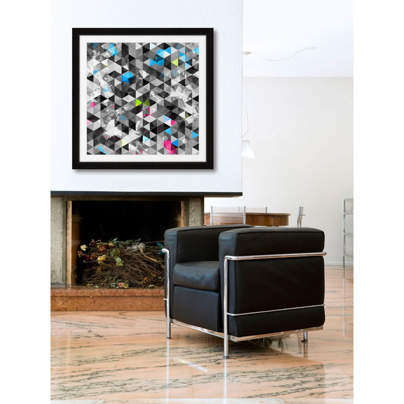 «In The Context» - Cadre photo, impression sur papier, H 32 po x l 32 po x P 1,5 po, Noir
