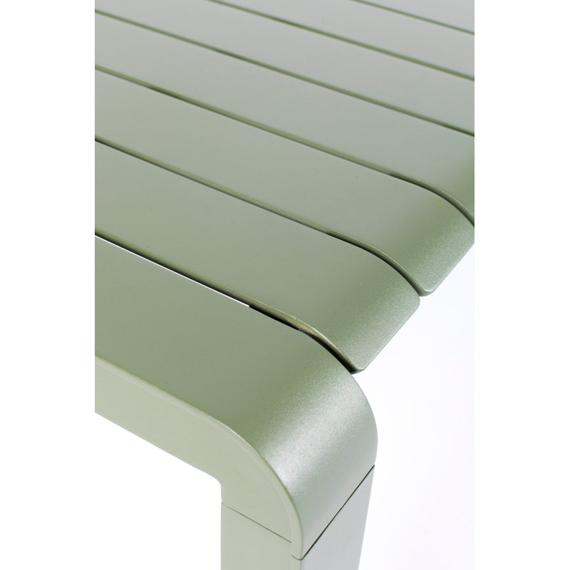 Vondel Outdoor Dining Bench, Green