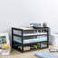 Metal Solid Wood Desk Organiser