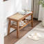 Banc de rangement en bois massif Charla-2068379919