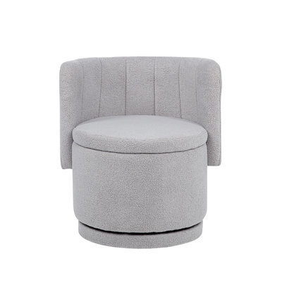 360 Degree Swivel Back Sofa Chair With Storage Space