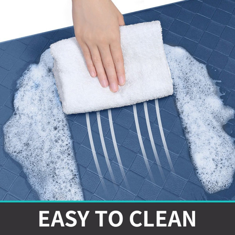 Tapis de cuisine antidérapant et antidérapant (ensemble de 2), Tapis de couloir l 5,7 po x L 7 pi 10,5 po x l 1 p, Bleu