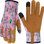 Gants de jardinage en cuir pour femme - Gants de travail respirants et flexibles résistants aux épines