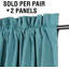 Rideaux occultant 100% lin pour chambre à coucher avec passe-tringle pleine lumière et passe-tringle de 42 po de largeur avec rideaux en lin texturé épais-955503055-955503047