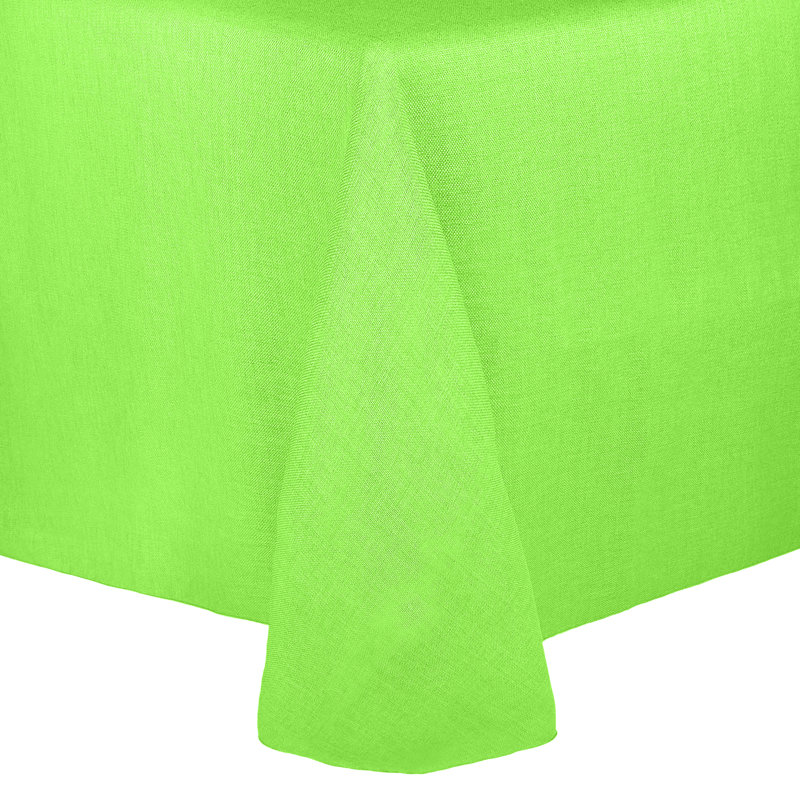 Ultimate Textile Square Tablecloth, 1, 120" x 120", Lime
