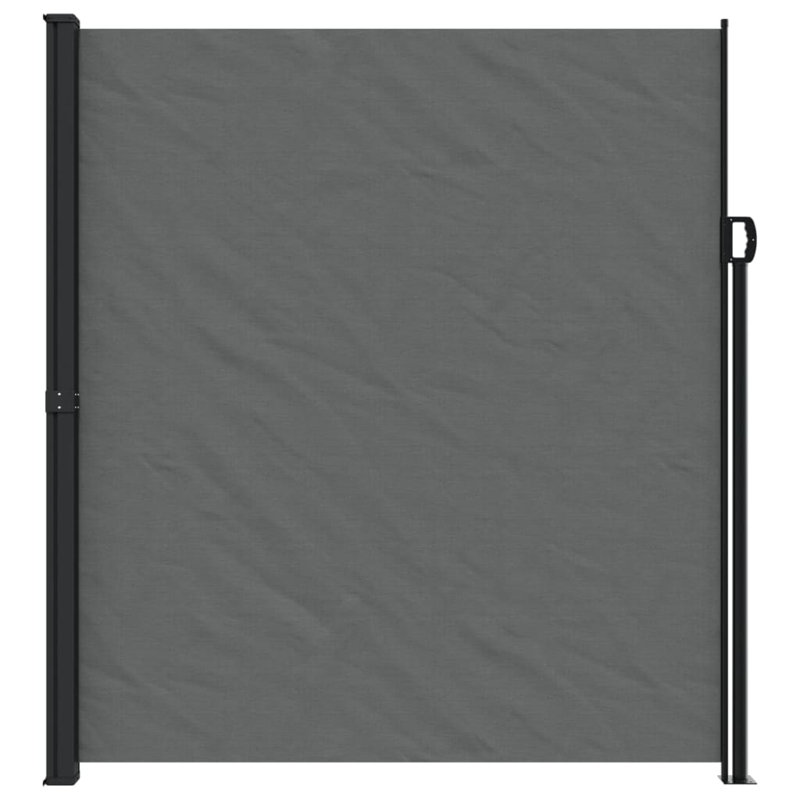 Retractable Side Awning, Anthracite, 220cm H x 300cm W