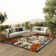 Aloha  Floral Multicolor Indoor/Outdoor Area Rug