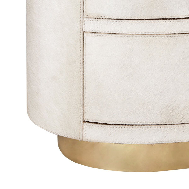 Julius End Table, White