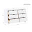 Commode double en bois massif 6 tiroirs Marialana-92991904