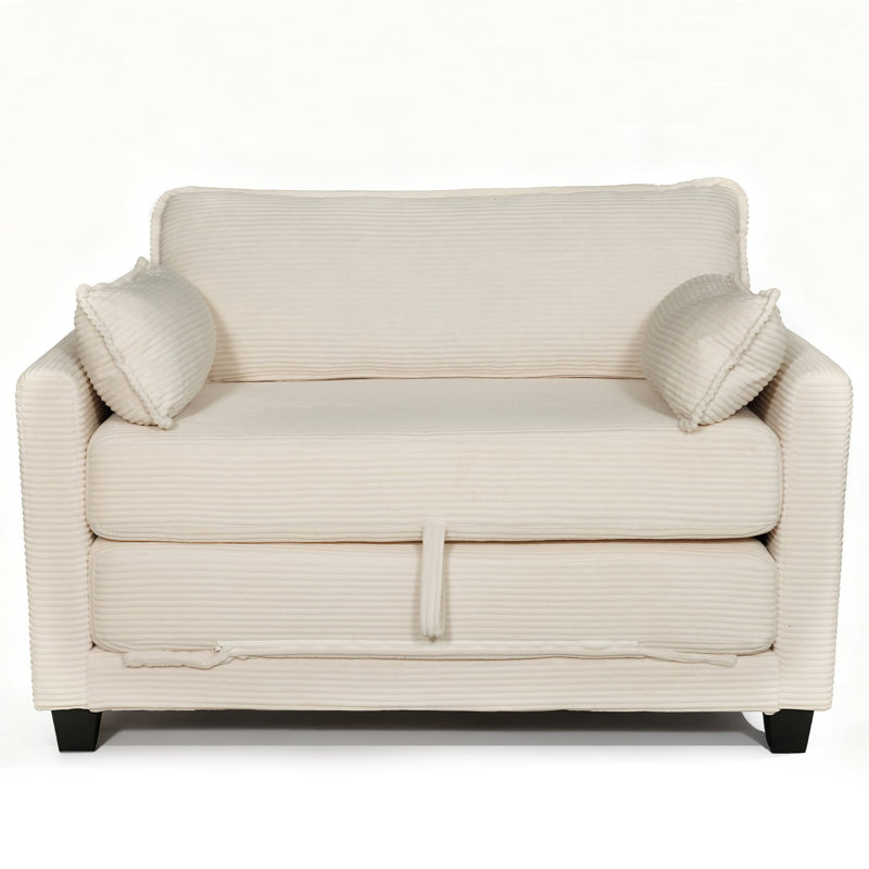 Fauteuil convertible 2-en-1 51 po, Beige