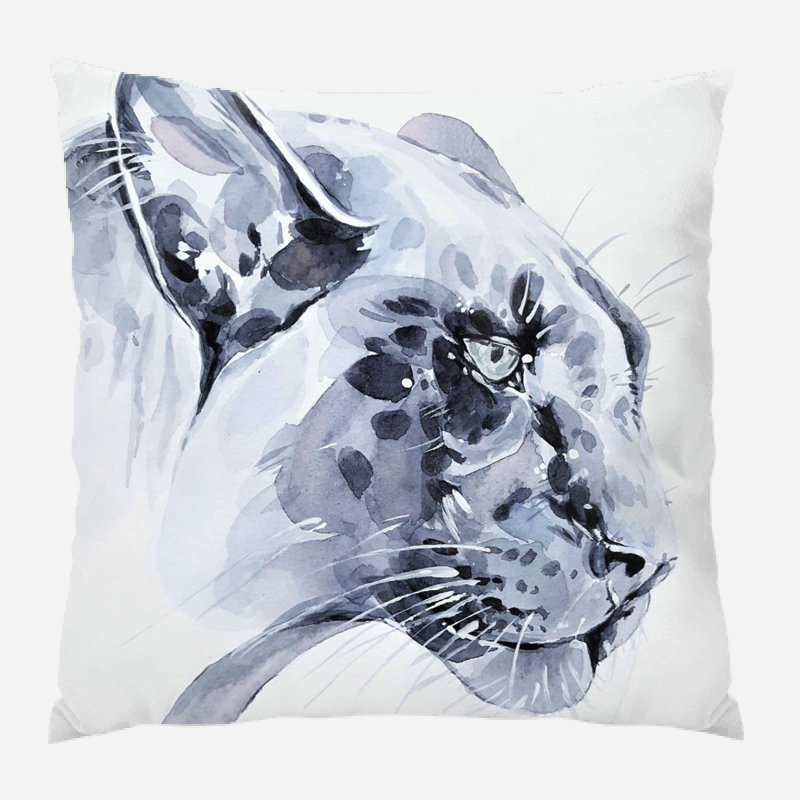 Coussin décoratif Tecca, Microsuède, Intérieur