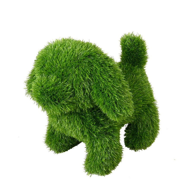 Statue de jardin Houser Dog, H 26 po x l 24 po x P 24 po