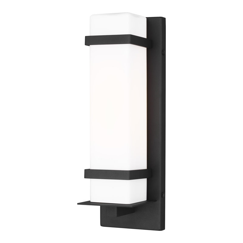 Applique murale extérieure noire, H 14 po x l 4,5 po x P 4,5 po, 3.3
