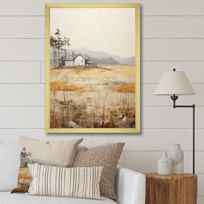 Countryside Rhapsody II sur toile, H 32 po x l 24 po x P 1 po, Cadre doré simple