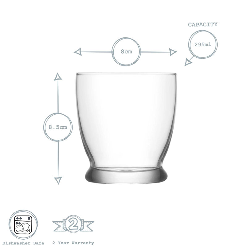 295ml Whiskey Glass, 12