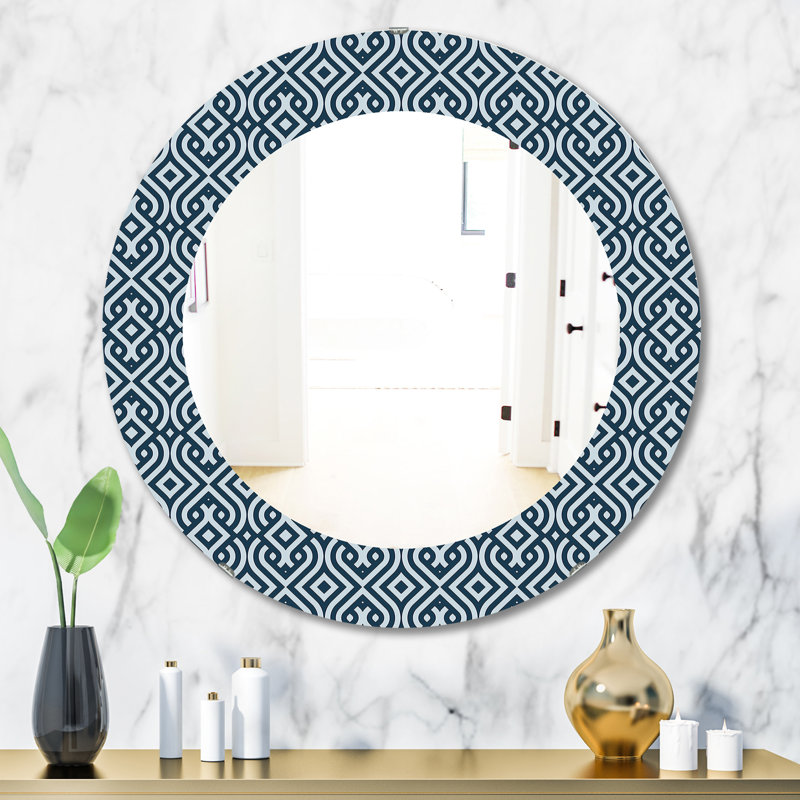 Miroir mural scandinave 4, H 31,5 po x l po