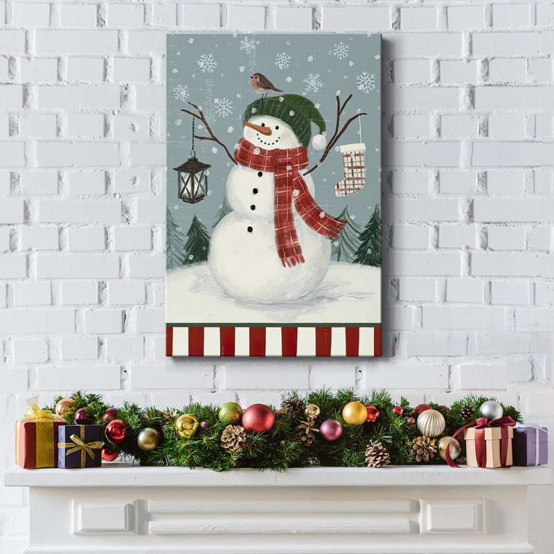 Collection Jolly Snowman B, H 12 po x l 8 po x P 1,5 po