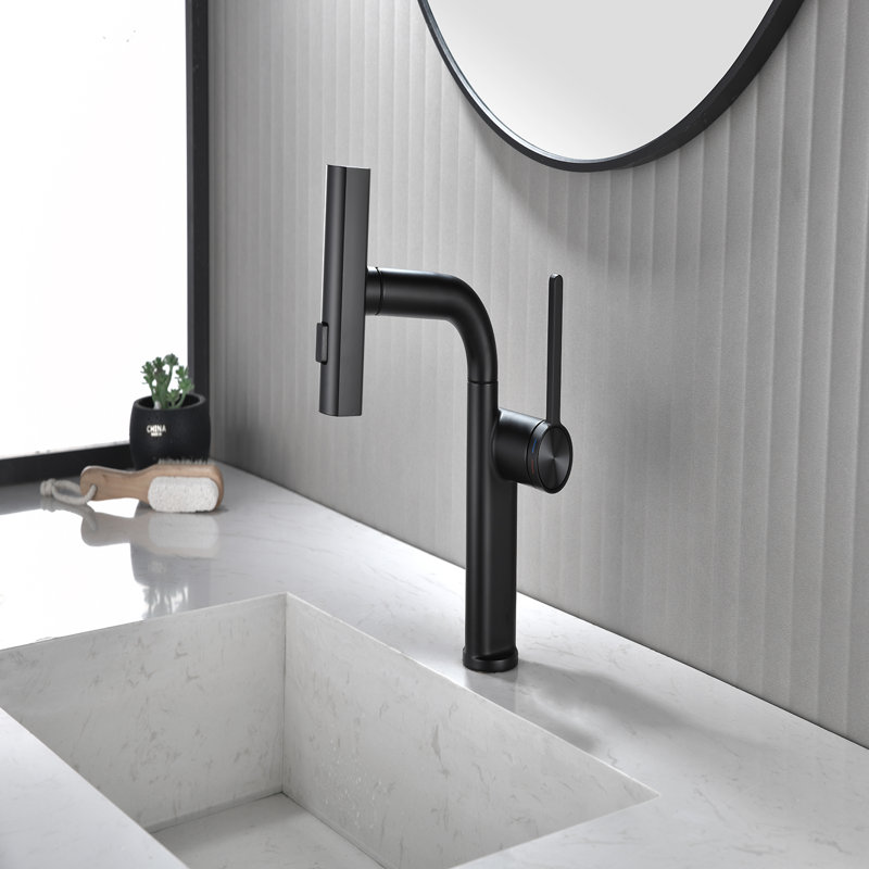 Single-Hole Single-Handle Bathroom Faucet