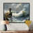Black Floater Framed Canvas