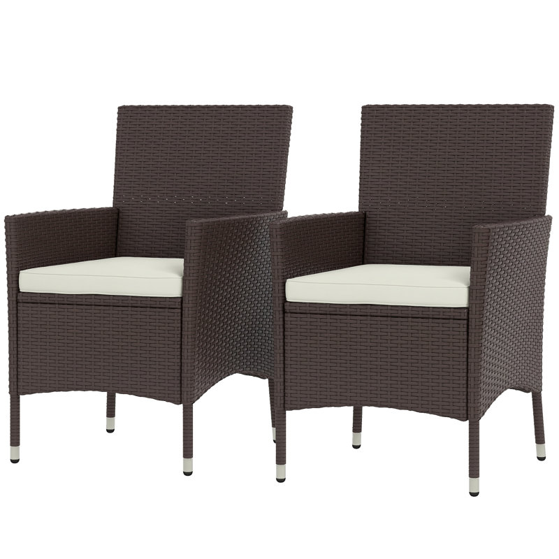 Ensemble de 2 fauteuils de jardin empilables, pour terrasse, jardin ou pelouse.