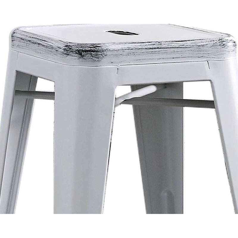 Tabourets de bar en métal Rustic