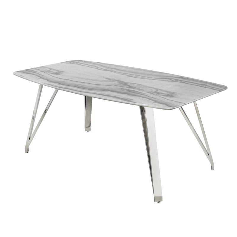 Ensemble repas pour 6 personnes Abixah, gris