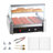 VEVOR Hot Dog Roller with Glass Lid