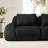 114" L-Shaped Modular Sectional Sofa For Living Room,Flannelette Fabric,3-Seater Couch,Deep Seat,Boneless Sofa,Movable Ottoman,Buckle Connection,Anti-Slip Design,No Assembly-231793788